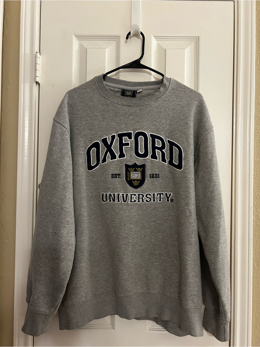 Oxford University Authentic Crewneck Sweatshirt Mens 2XL